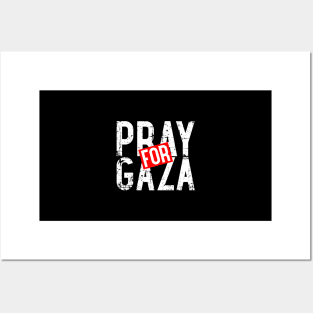 Pray For Gaza - Pray For Palestine Stop Terror In Falastine Posters and Art